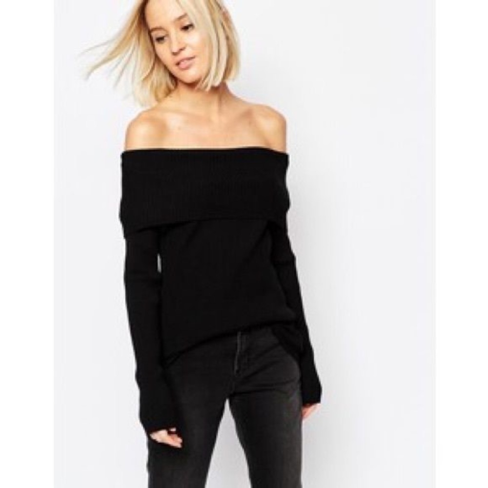 Club Monaco off the shoulder sweater